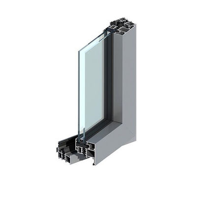 Double Glazed 6063 Aluminium Window Extrusion Profiles , 6061 Aluminium Sliding Window Profile