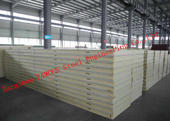 Heat Insulation 0.3-1.2mm 970mm PU Wall Panel