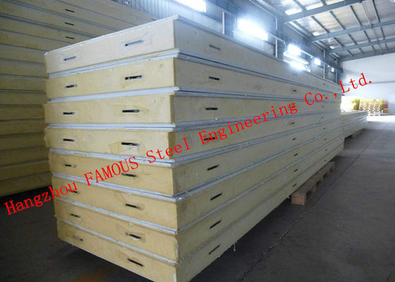 Heat Insulation 0.3-1.2mm 970mm PU Wall Panel