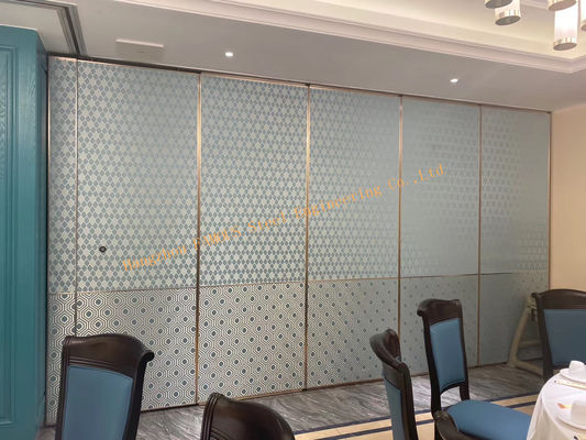 Aluminum Soundproof Tempered Glass Partition Walls With Blind