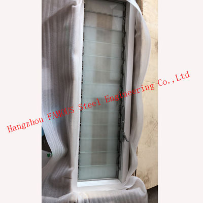 PVDF Surface Aluminium Glass Shutter Ventilated Adjustable Louver Jalousie