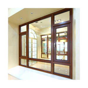 Interior Aluminium Sliding Glass Door Heat Preservation Ventilated