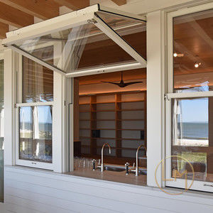 Double Glazed Aluminum Alloy Windows Soundproof Horizontal Sliding Window