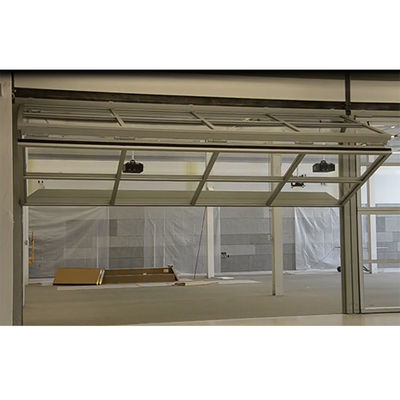 Hydraulic Dual Panal Bifolded Toughened Glass Windows Upward Acting