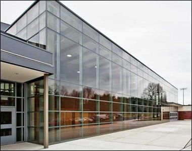 Exterior Glass Curtain Wall Facade Architectural Double Glazed Curtain Wall