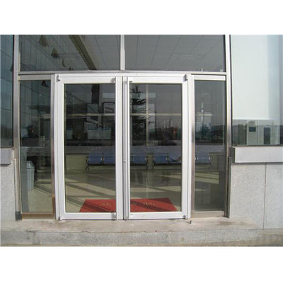 Toughened Glass AS1288 Double Hinged Door With Fixed Panel