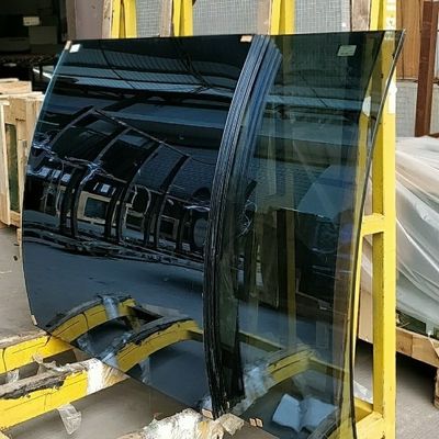 Commercial Curved Glass Curtain Wall Glazed Aluminum Curtain Walls