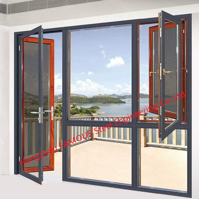 Double Glazed Aluminum Sliding Window Fire Attenuation