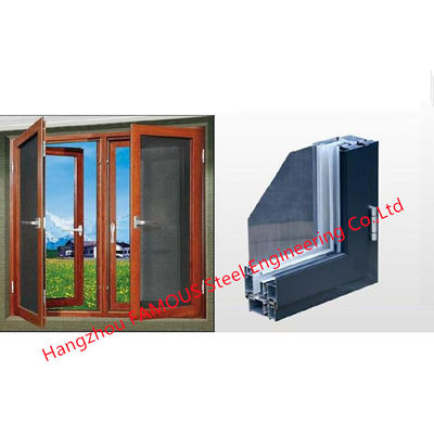 AS2047 Glazed Aluminium Frame Glass Window Swing Open Style