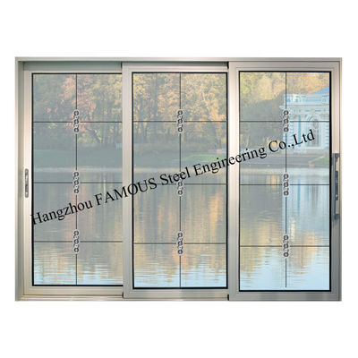 Anti Theft Corrosion Resistant Glass Exterior Doors Sound Insulation