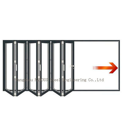 Anti Theft Corrosion Resistant Glass Exterior Doors Sound Insulation