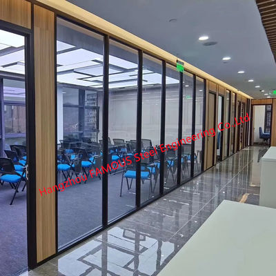 Fully Enclosed Office Glass Cubicles Soundproof Tempered Glass Walls