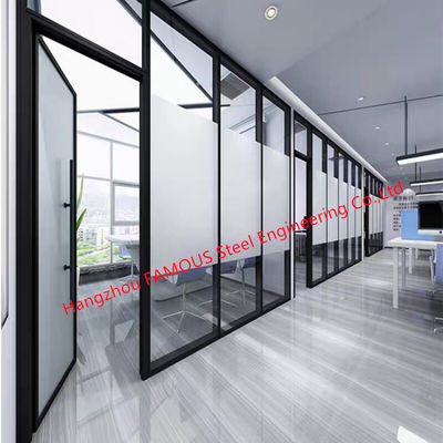 Fully Enclosed Office Glass Cubicles Soundproof Tempered Glass Walls