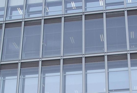 DSF Ventilated Aluminum Glass Wall 6106 Bespoke Glass Facades