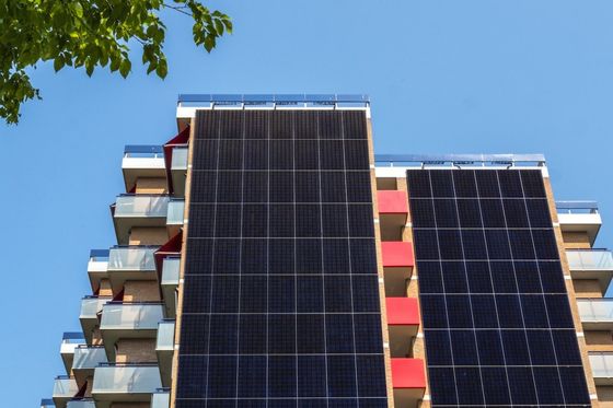 T5 Grade BIPV Solar PV Modules For Ventilated Facade System