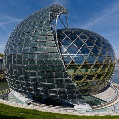 PV Glass Colored BIPV Building Integrated Photovoltaics AR Coated