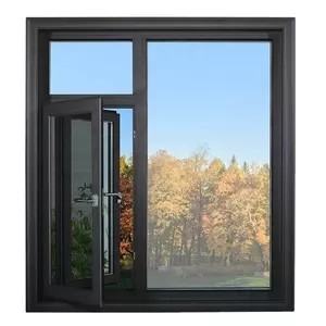Exterior Facade Aluminum Folding Windows Exposed Frame