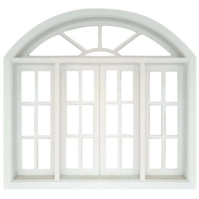 Thermal Break Aluminum Storm Windows Grilled Glass Dormer Window