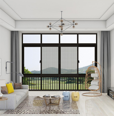 Thermal Break Aluminum Hurricane Impact Sliding Windows With Double Glass