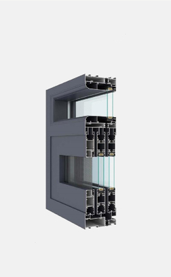 Thermal Break Aluminum Hurricane Impact Sliding Windows With Double Glass