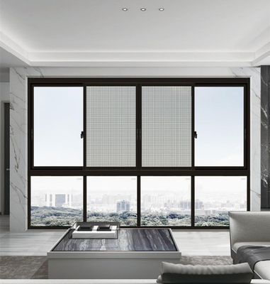 Thermal Break Aluminum Hurricane Impact Sliding Windows With Double Glass