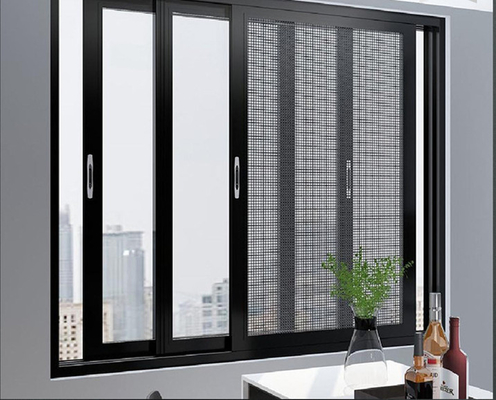 Thermal Break Aluminum Hurricane Impact Sliding Windows With Double Glass
