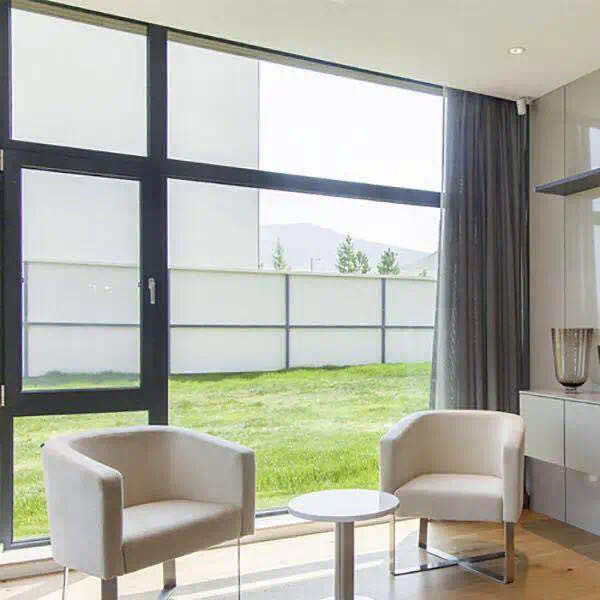 Aluminum Frame Toughened Glass French Casement Floor To Ceiling Window