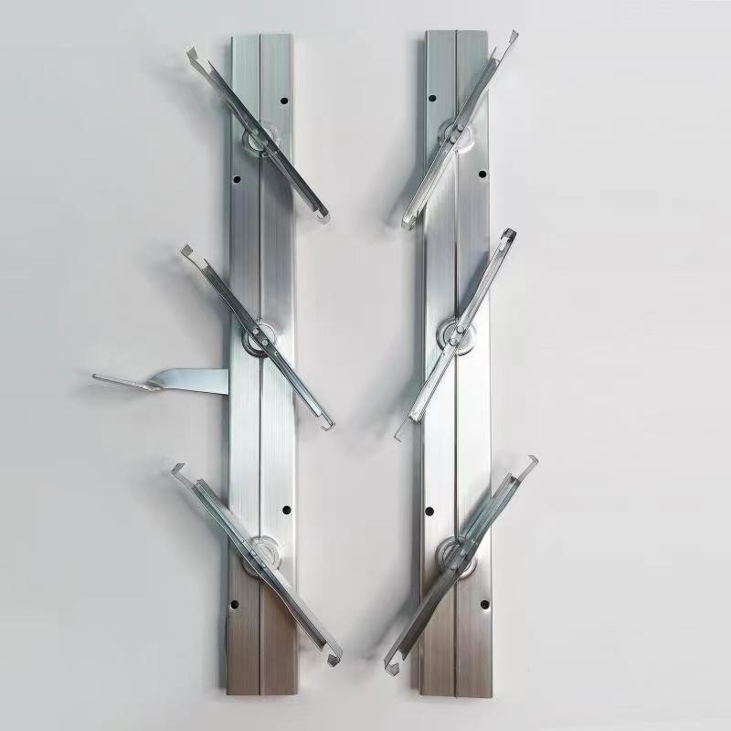 Single Tempered Glass Aluminium Louver Mechanism For Invisible Tilt Shutter