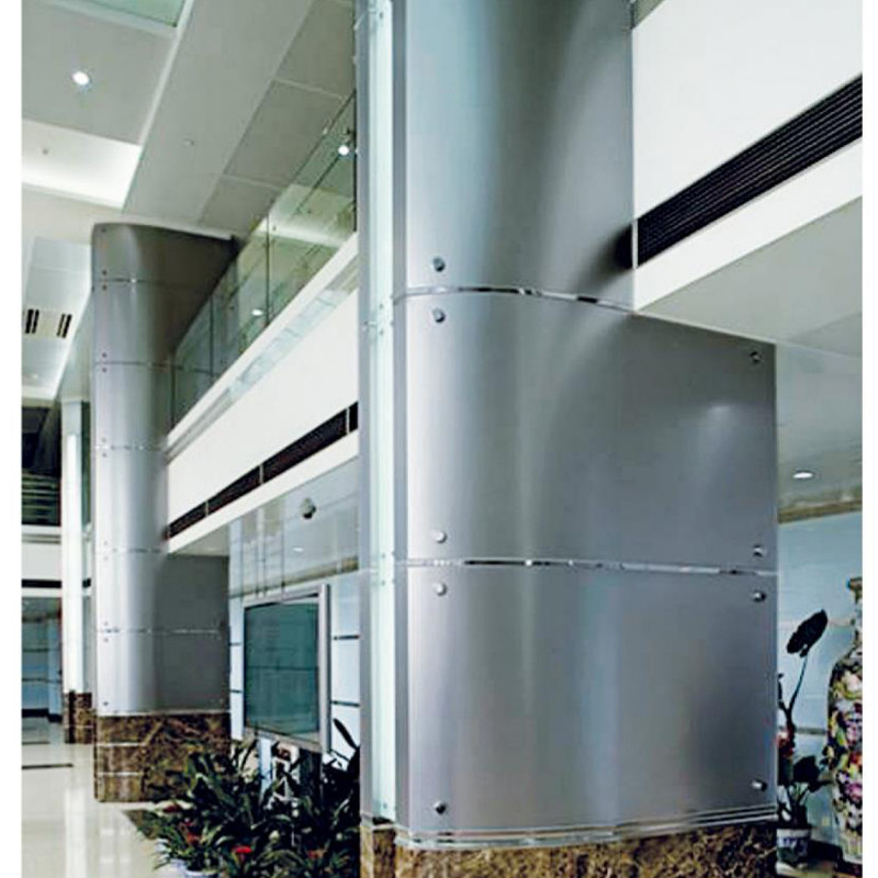 Colorful Aluminium Column Cladding Modern Metal Aluminum Exterior Wall Cladding