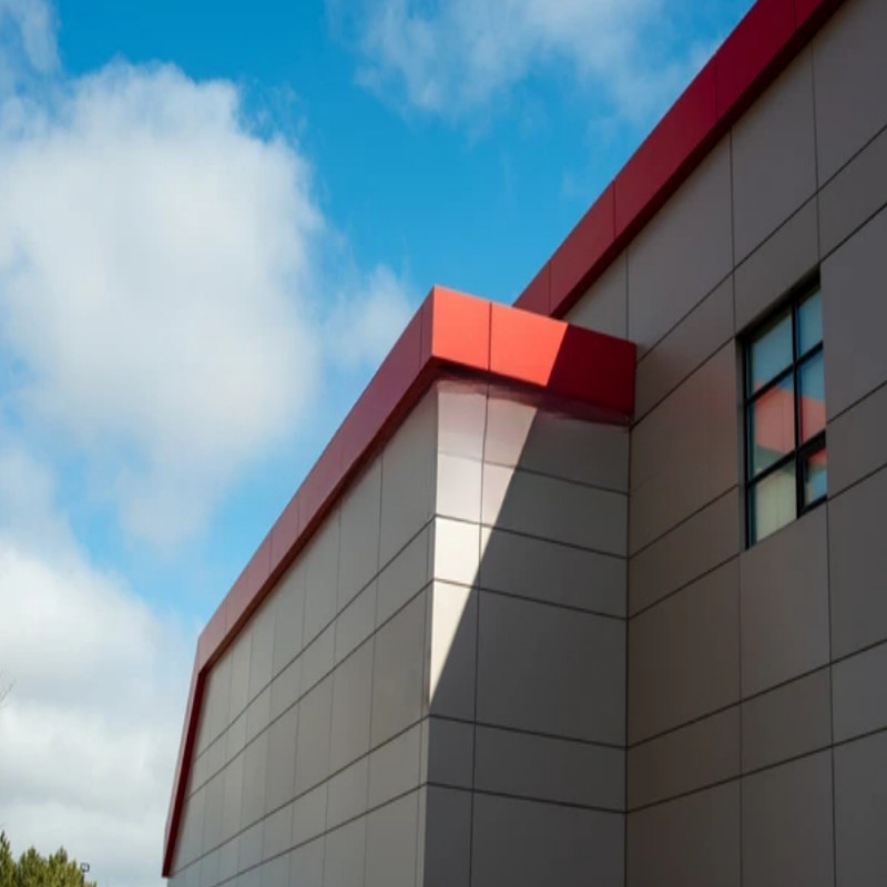 Aluminum Metal Cladding Flexural Strength ≥100Mpa Impact Resistance ≥2.0J Fireproof Grade Class A