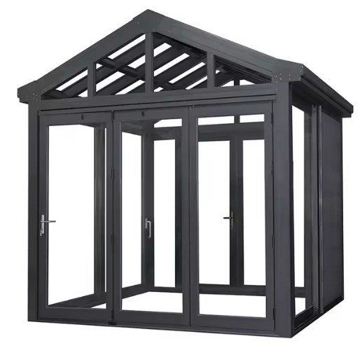 Modern Design Small 4 Season Glass Room Prefab Aluminum Sunroom with Customized Size