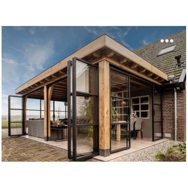 Modern Design Smooth Surface Free Standing Villa House Glass Sunrooms for Four Seasons