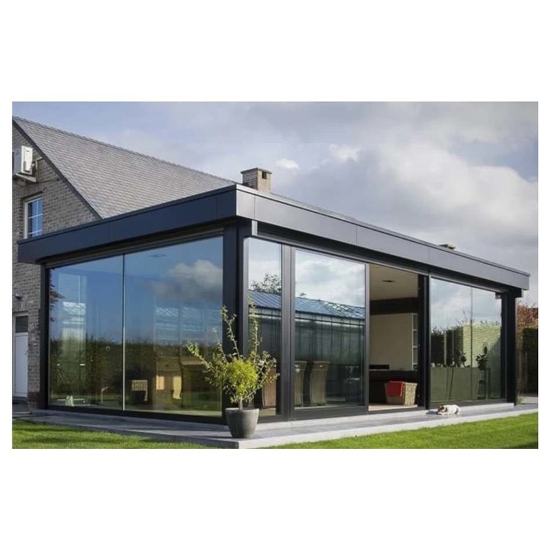 Customized Size Aluminum Frame Glass Sunroom For Energy Saving And Year Round Enjoyment