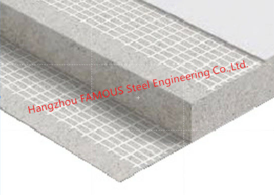 25-300mm Sandwich Wall Panels Cement Fiber Glass Reinforced , Magnesium Oxide Fire Resistant Sandwich Panels