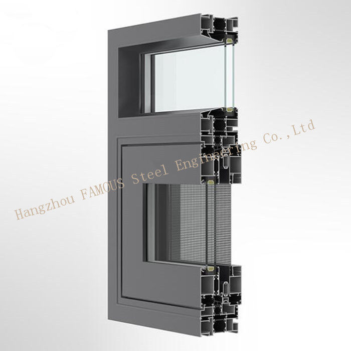 0.5-5.0mm Aluminium Window Frame Profiles