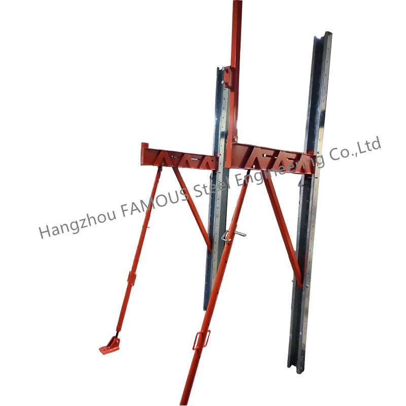 Ibc Rafter Bracing Collapsible Steel Bracing For ICF Walls / ICF Bracing Or Steel Support