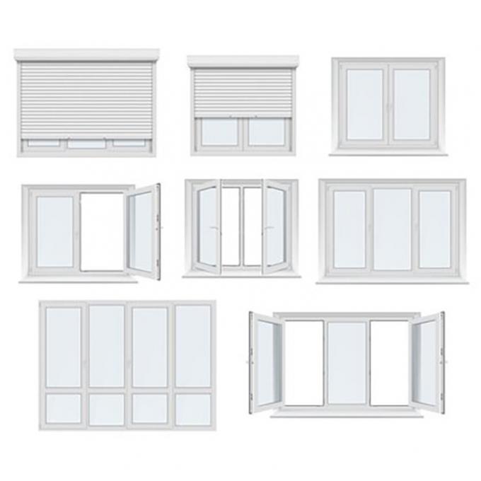 Aluminum Security Storm Windows, Laminated Glazing 6.38mm